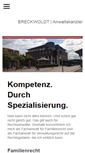 Mobile Screenshot of breckwoldt-recht.de