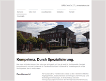 Tablet Screenshot of breckwoldt-recht.de